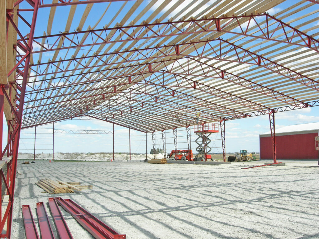 DSCN7103 Florida metal barn construction by DBS Buildings